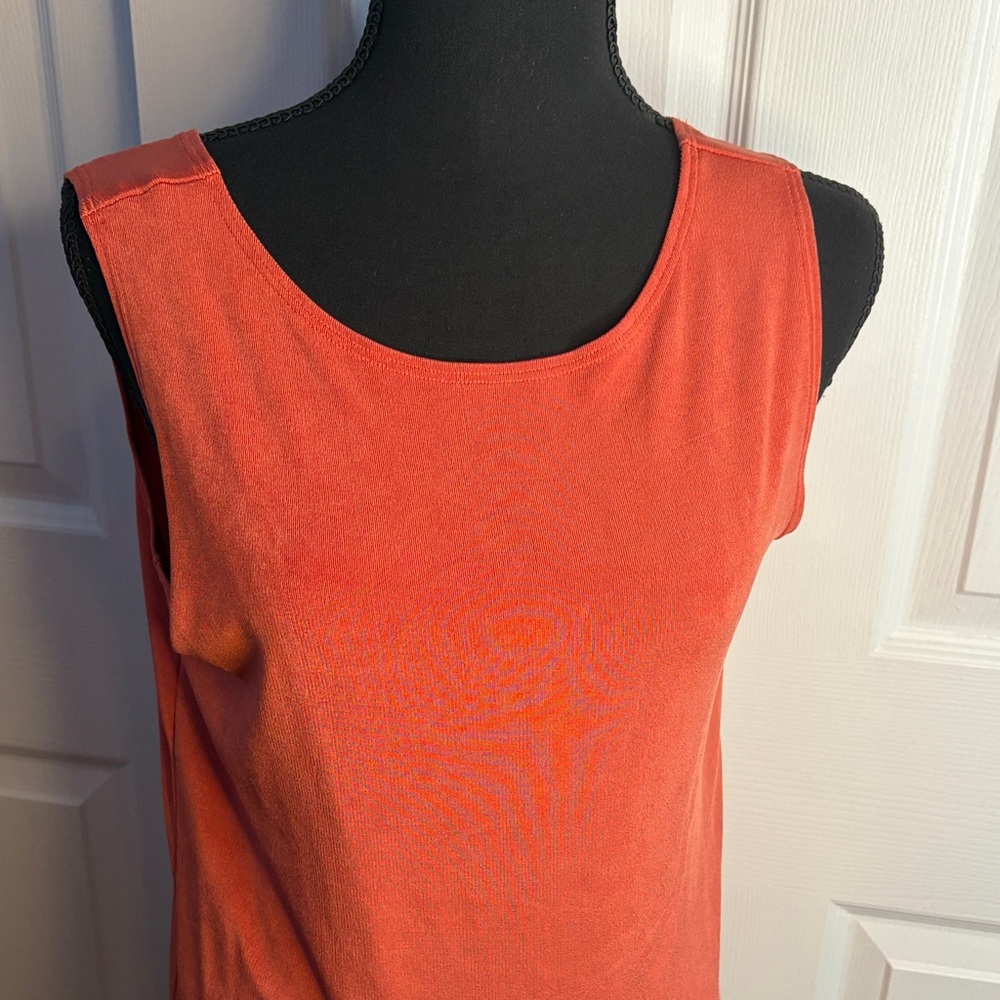 Travelers by Chicos Tank Top & Sheer Jacket set. Medium and small - Picture 4 of 14